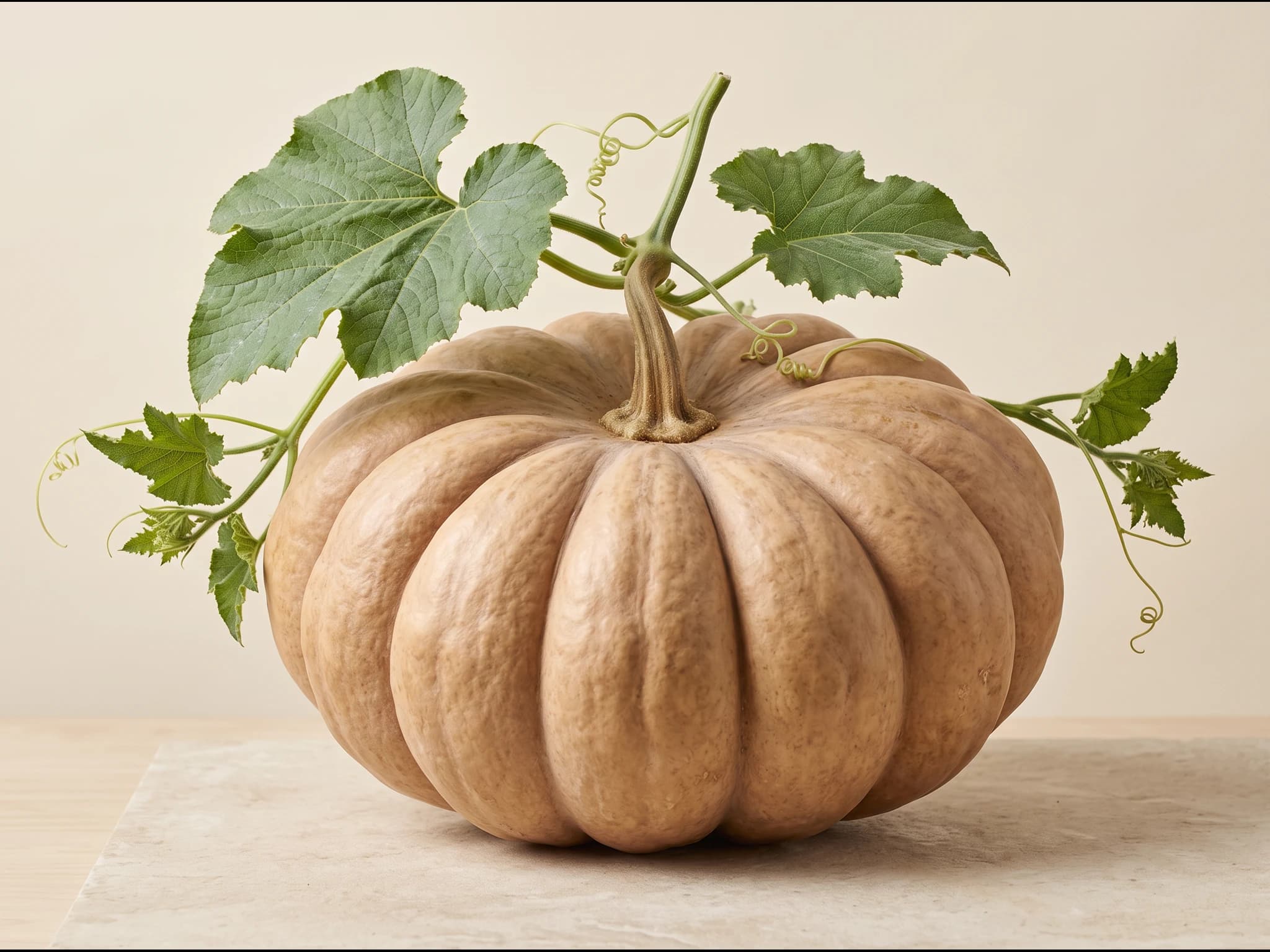 Calabaza moscada de provenza — fruto / cosecha (IA)