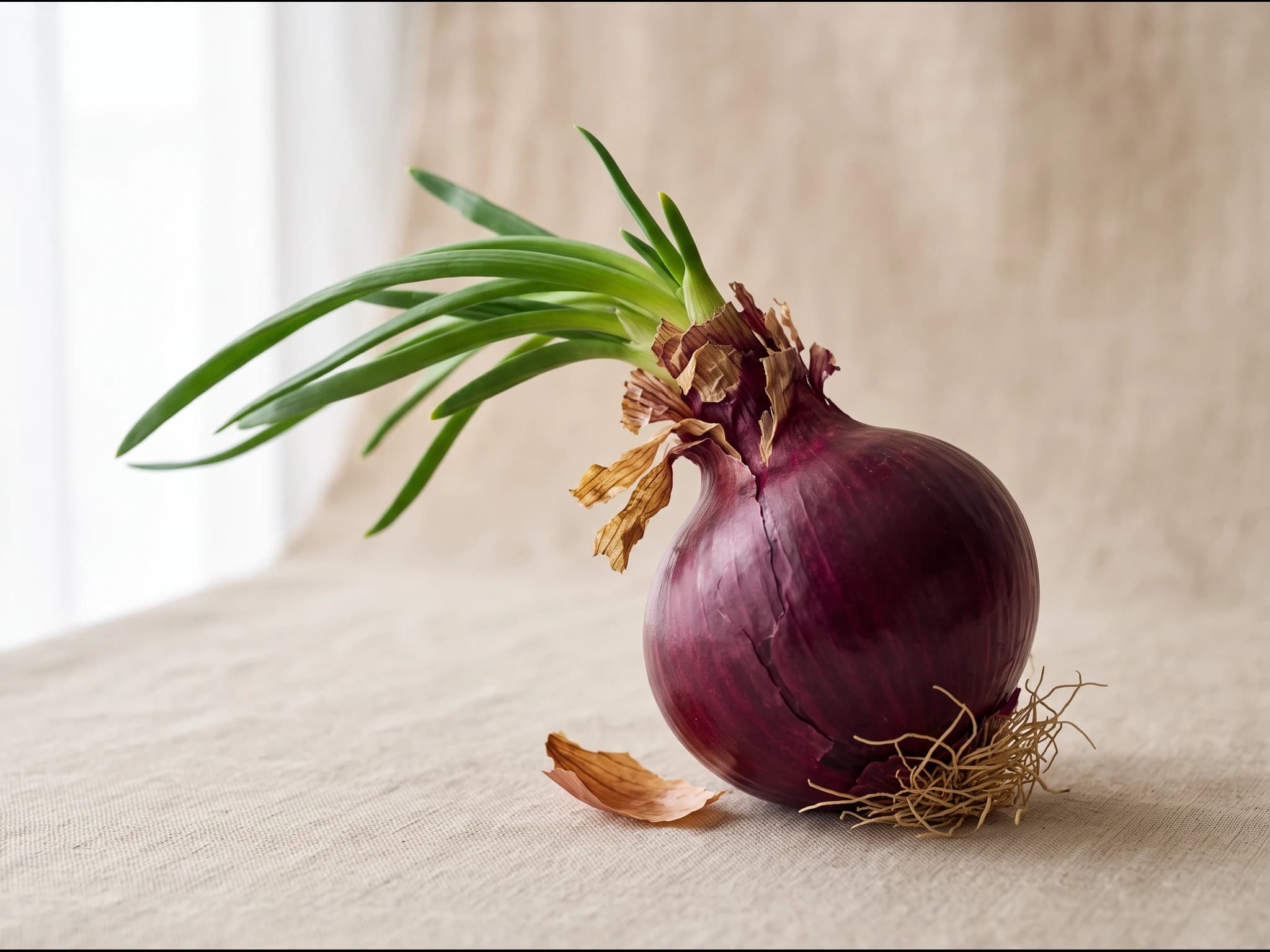 Cebolla morada de zalla — fruto / cosecha (IA)