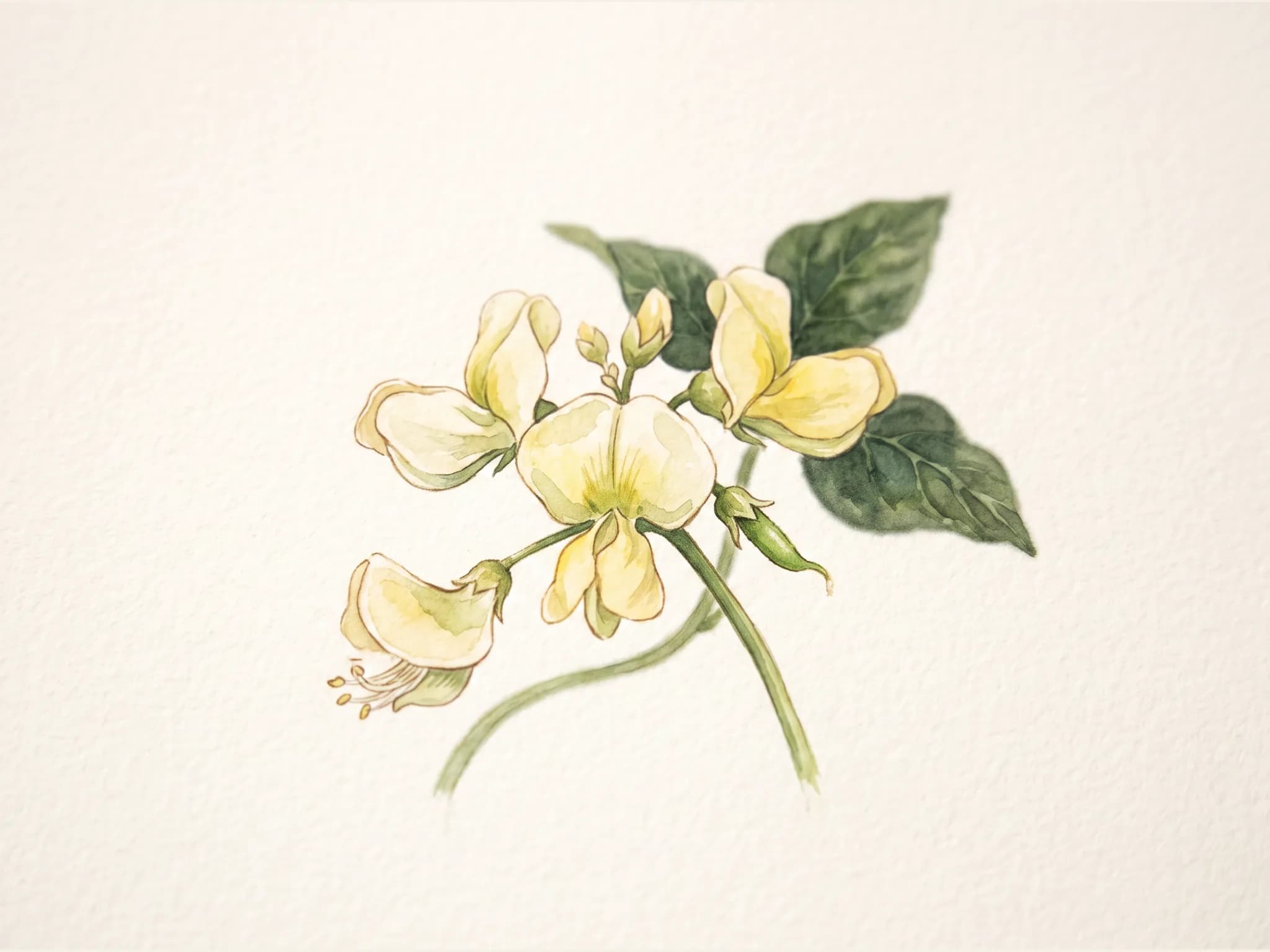 Judia mungo — flor (IA)