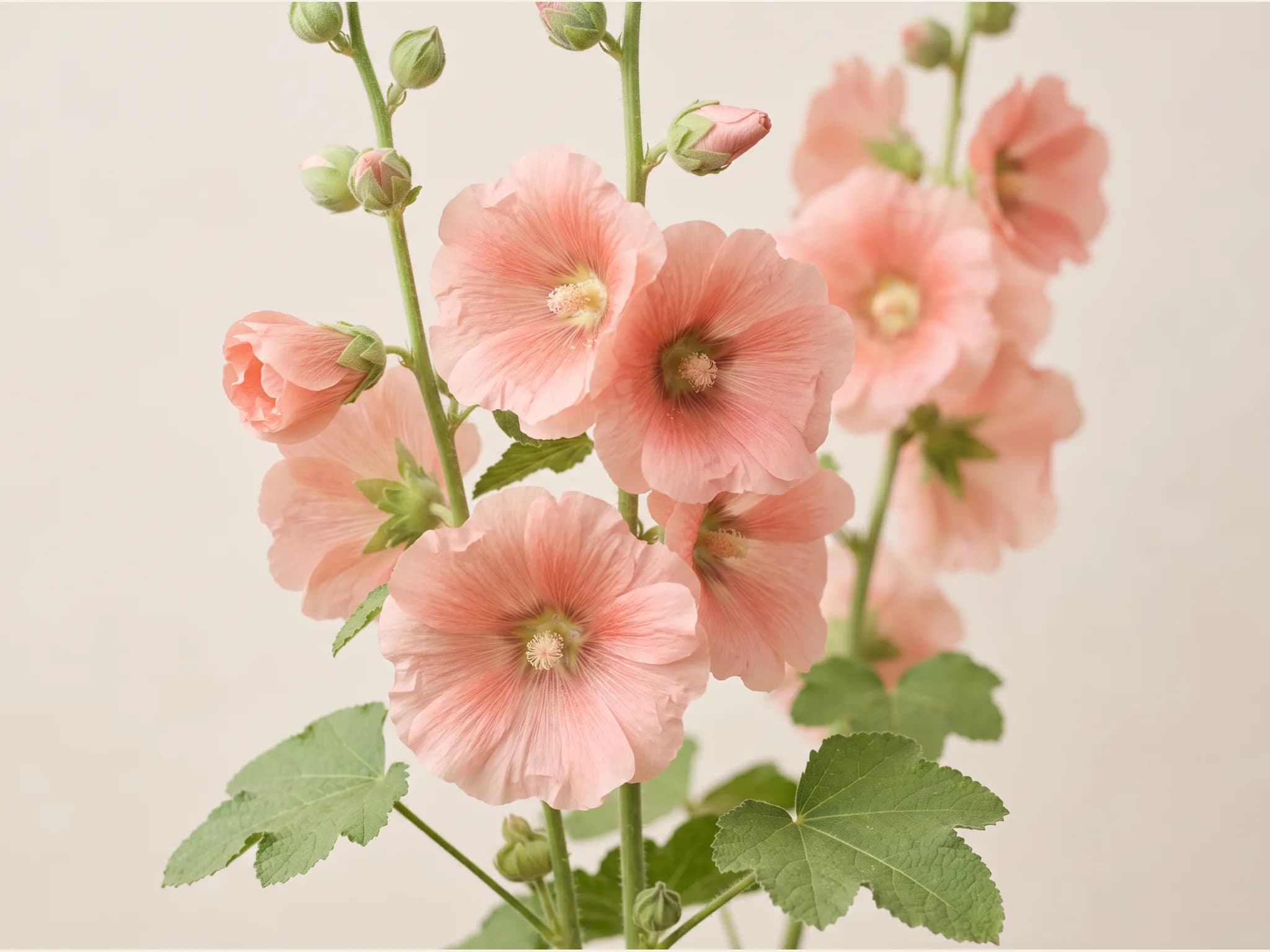 Malva real — flor (IA)