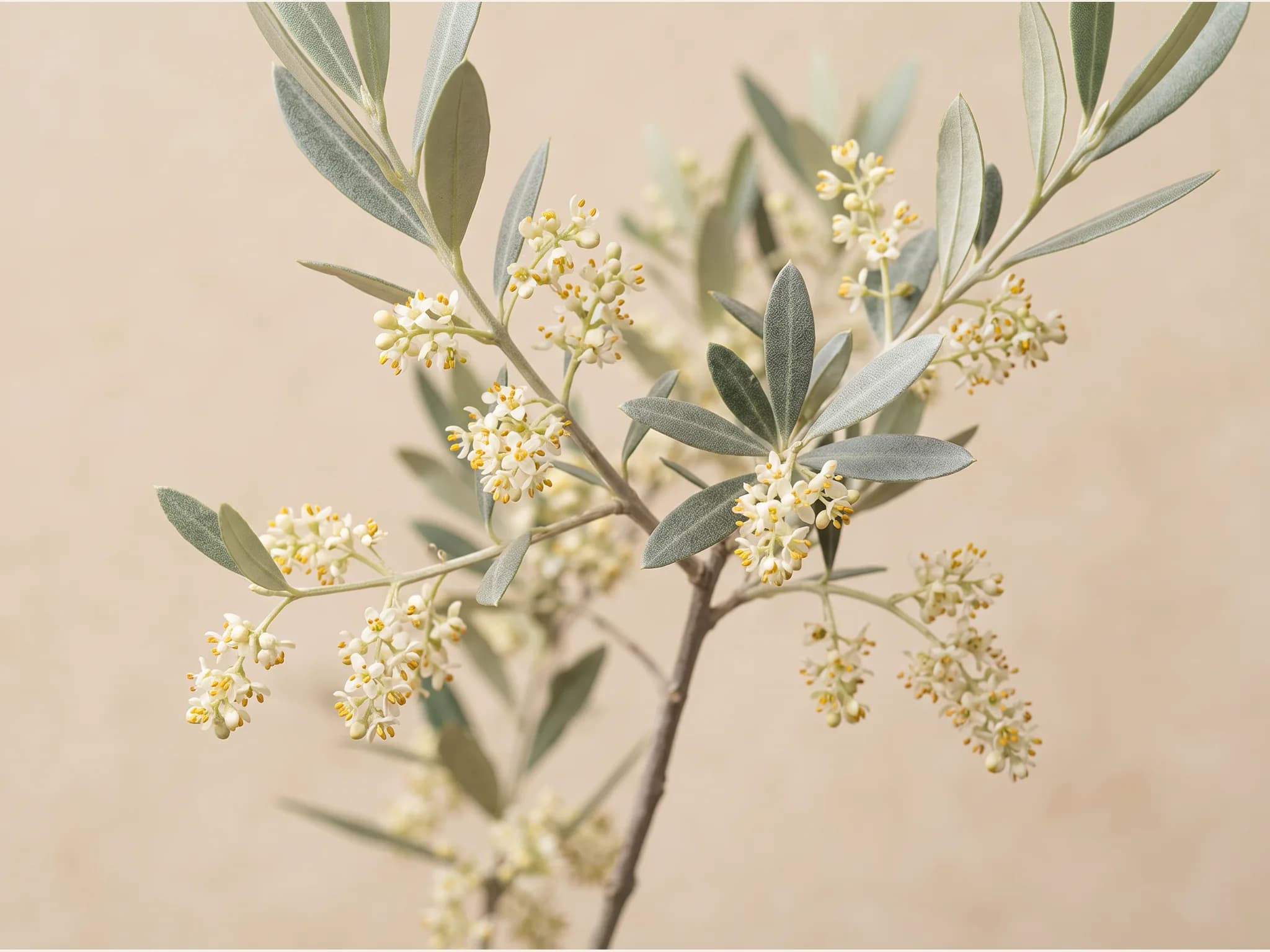 Olivo manzanilla sevillana — flor (IA)