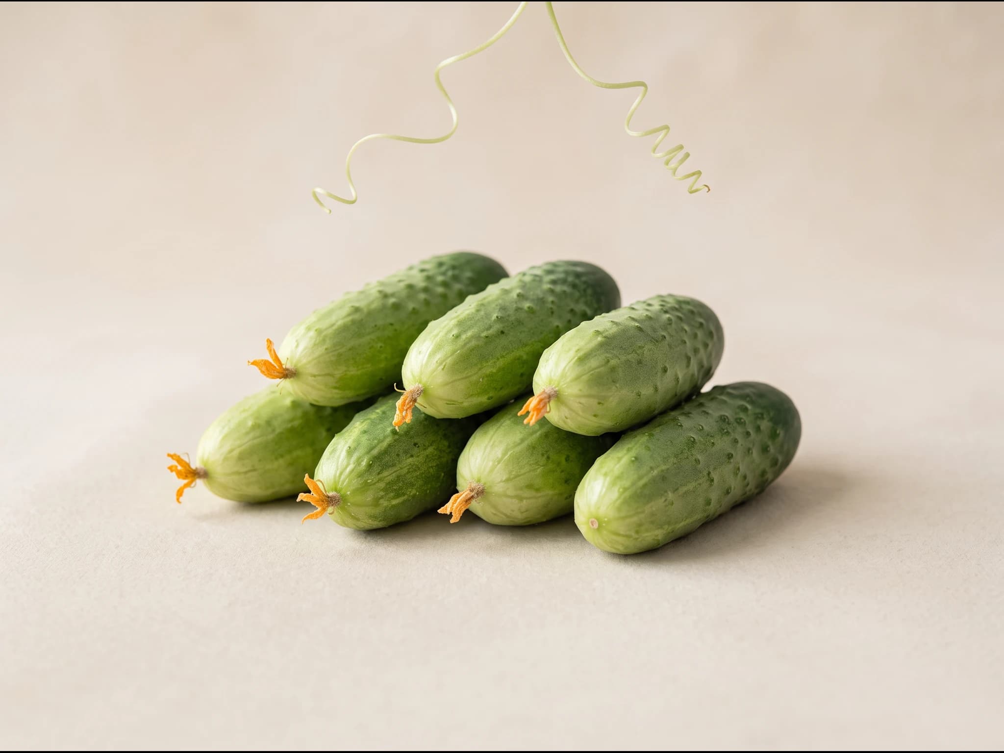 Pepino mini snack — fruto / cosecha (IA)