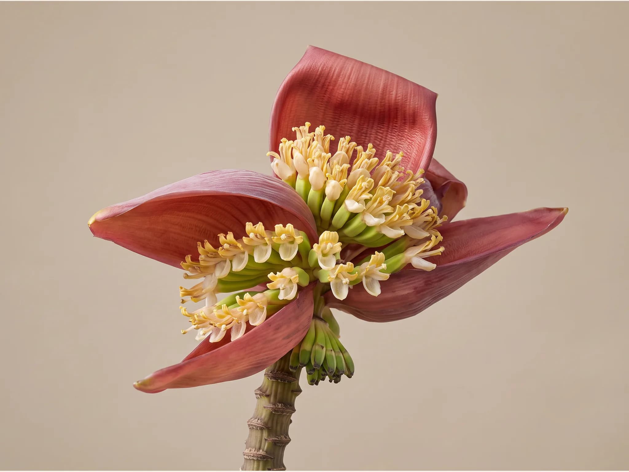 Platano enano — flor (IA)
