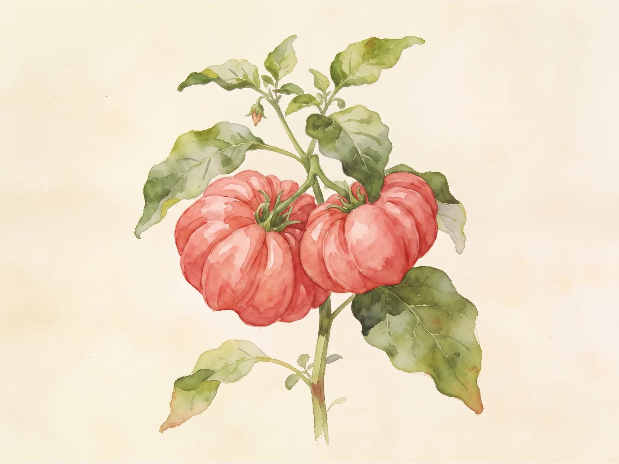 Tomate montserrat — fruto / cosecha (IA)