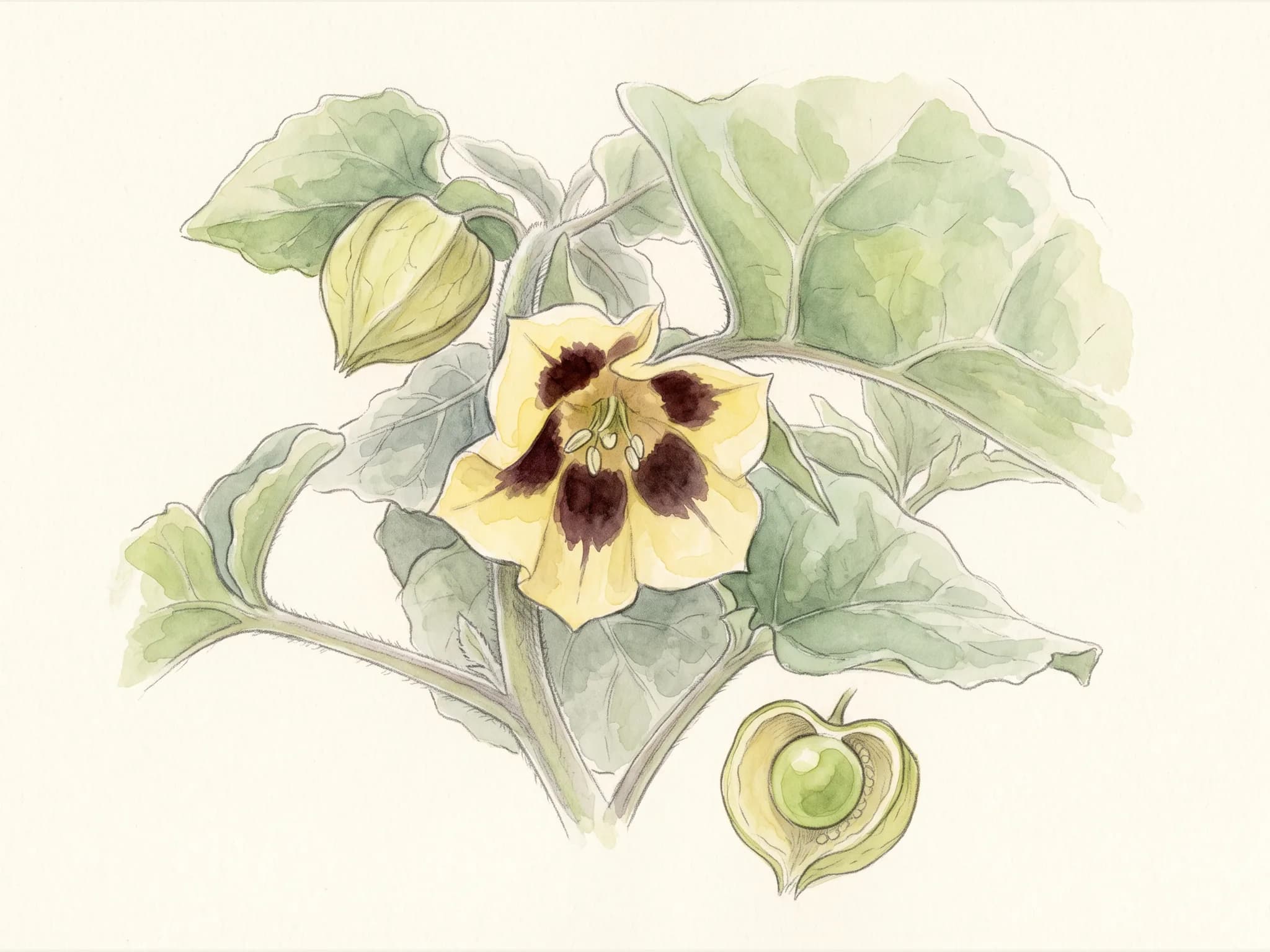 Uchuva — flor (IA)