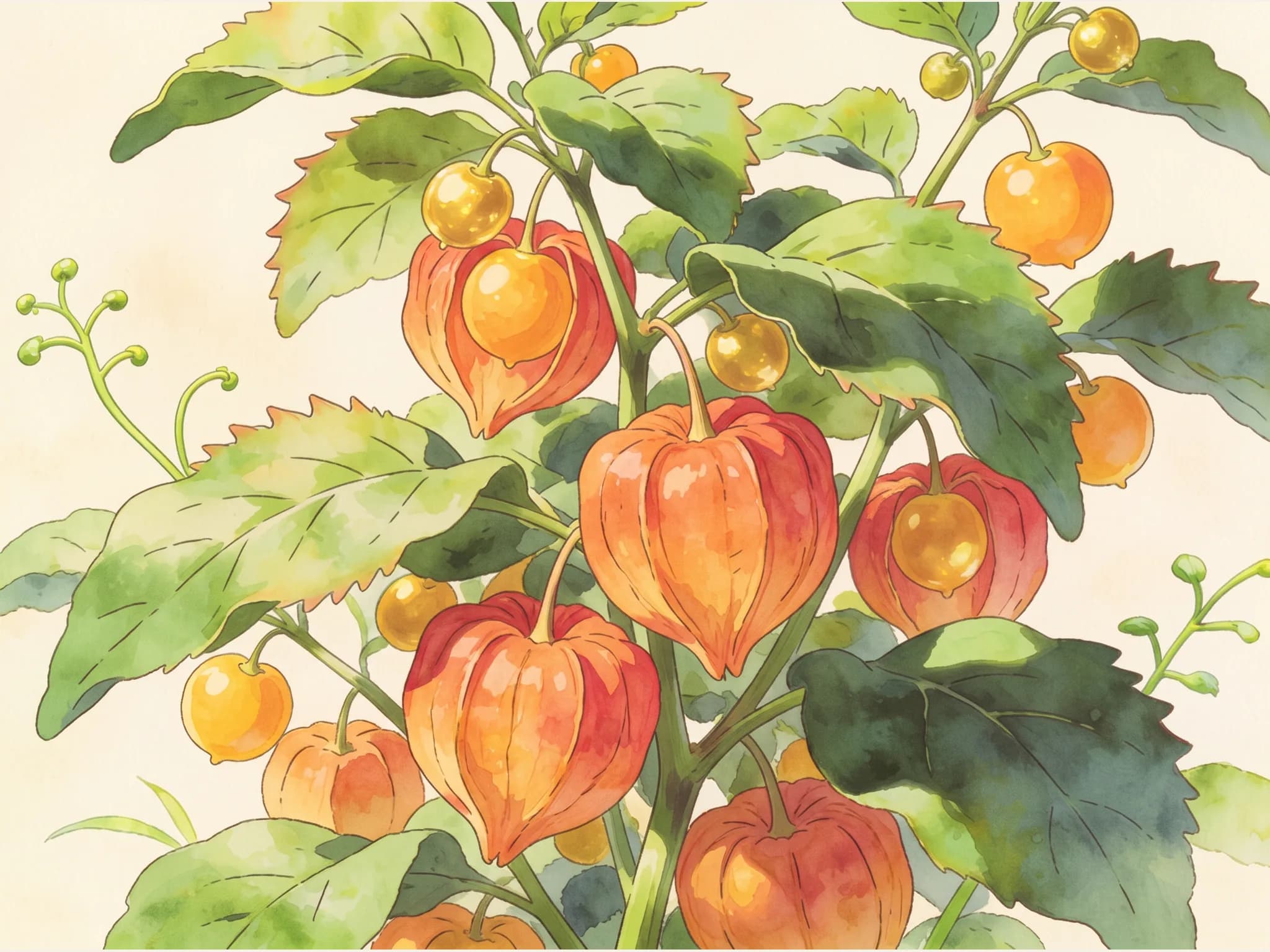 Uchuva — fruto / cosecha (IA)