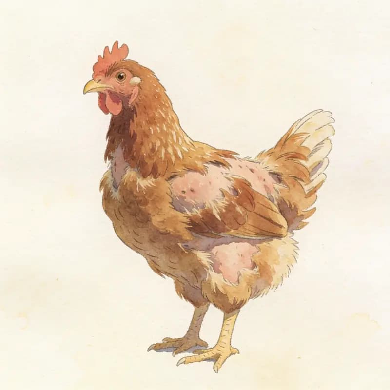 Pérdida de plumas (muda vs picaje)