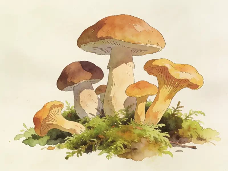 Setas del otoño (níscalos, boletus…)