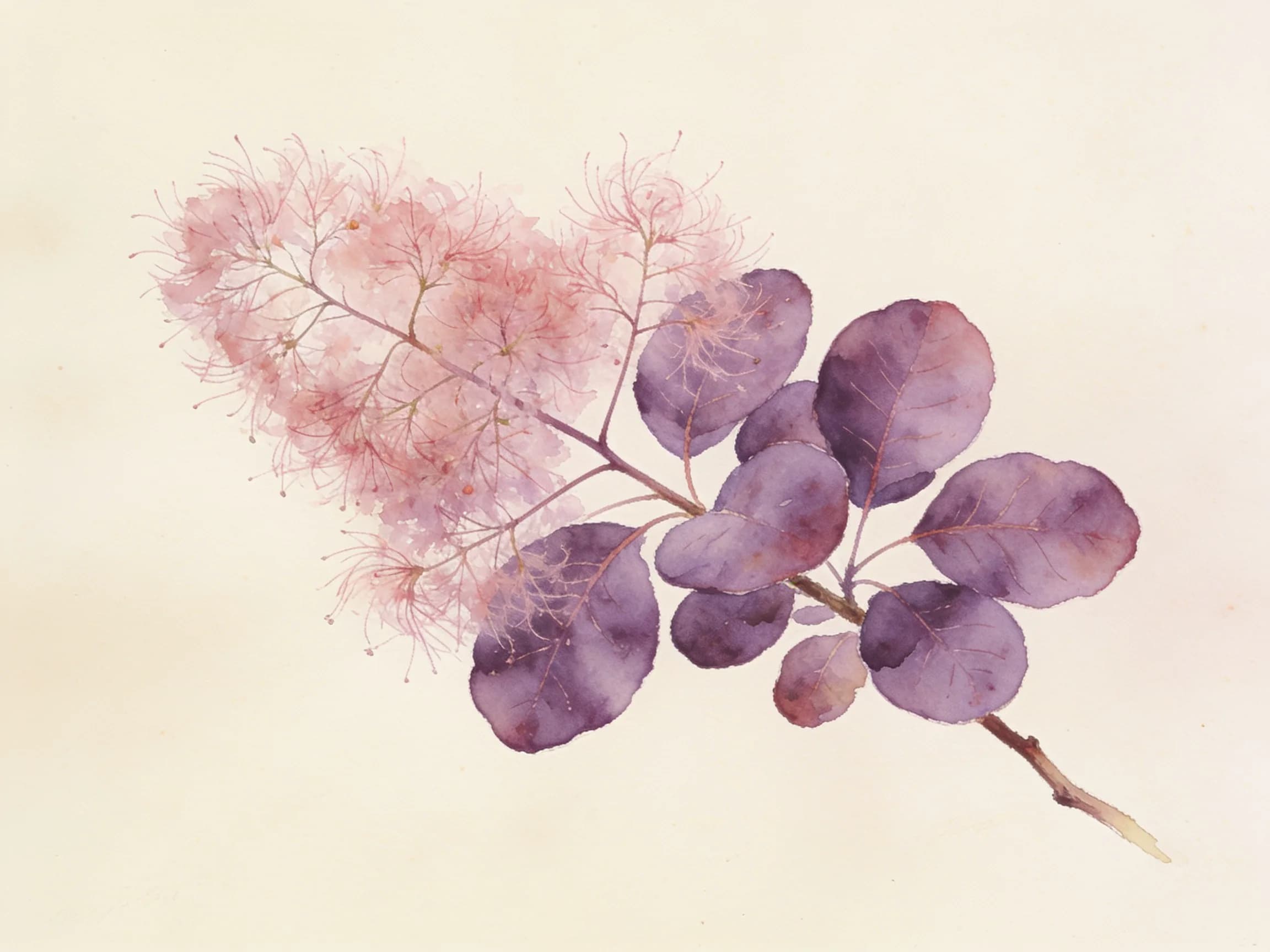 Árbol de las pelucas (cotinus)