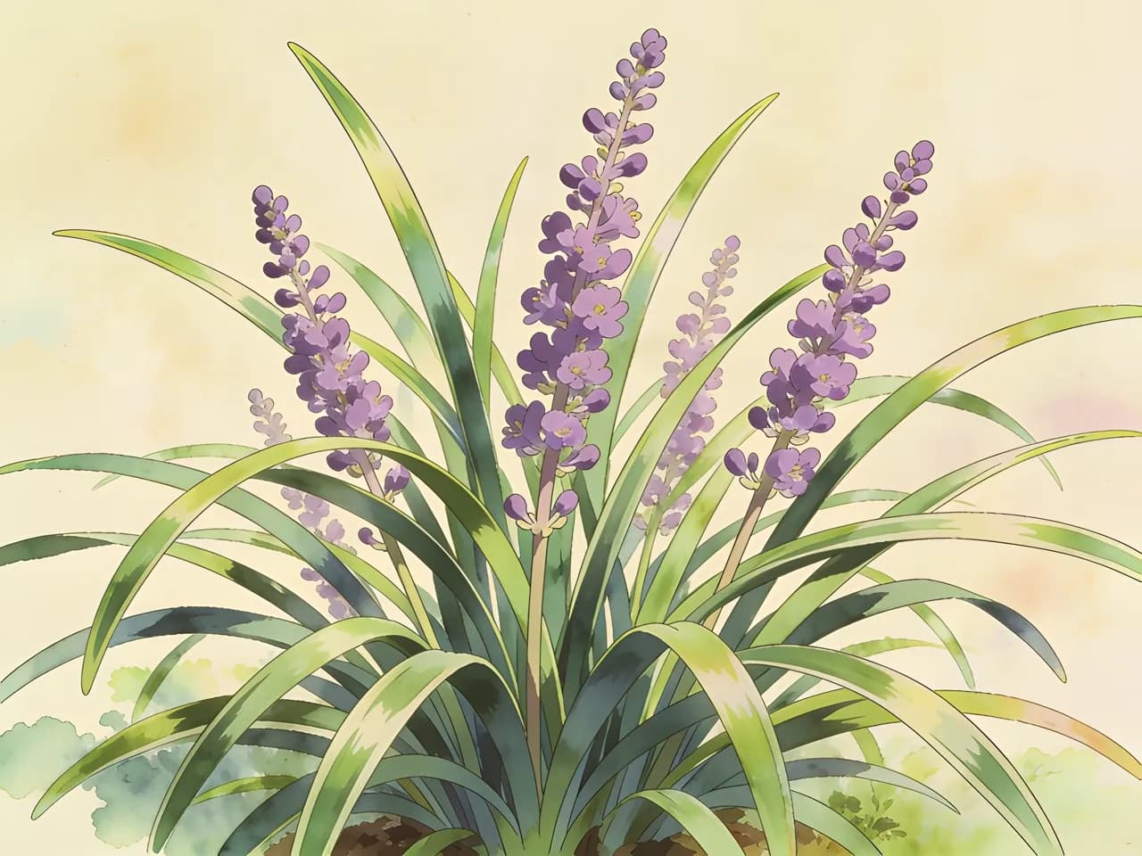 Liriope (hierba grama)