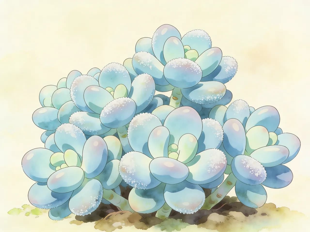 Pachyphytum (mora azul)