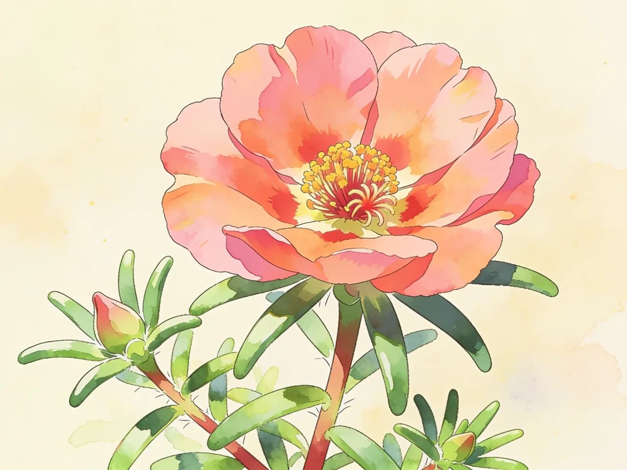 Portulaca de flor