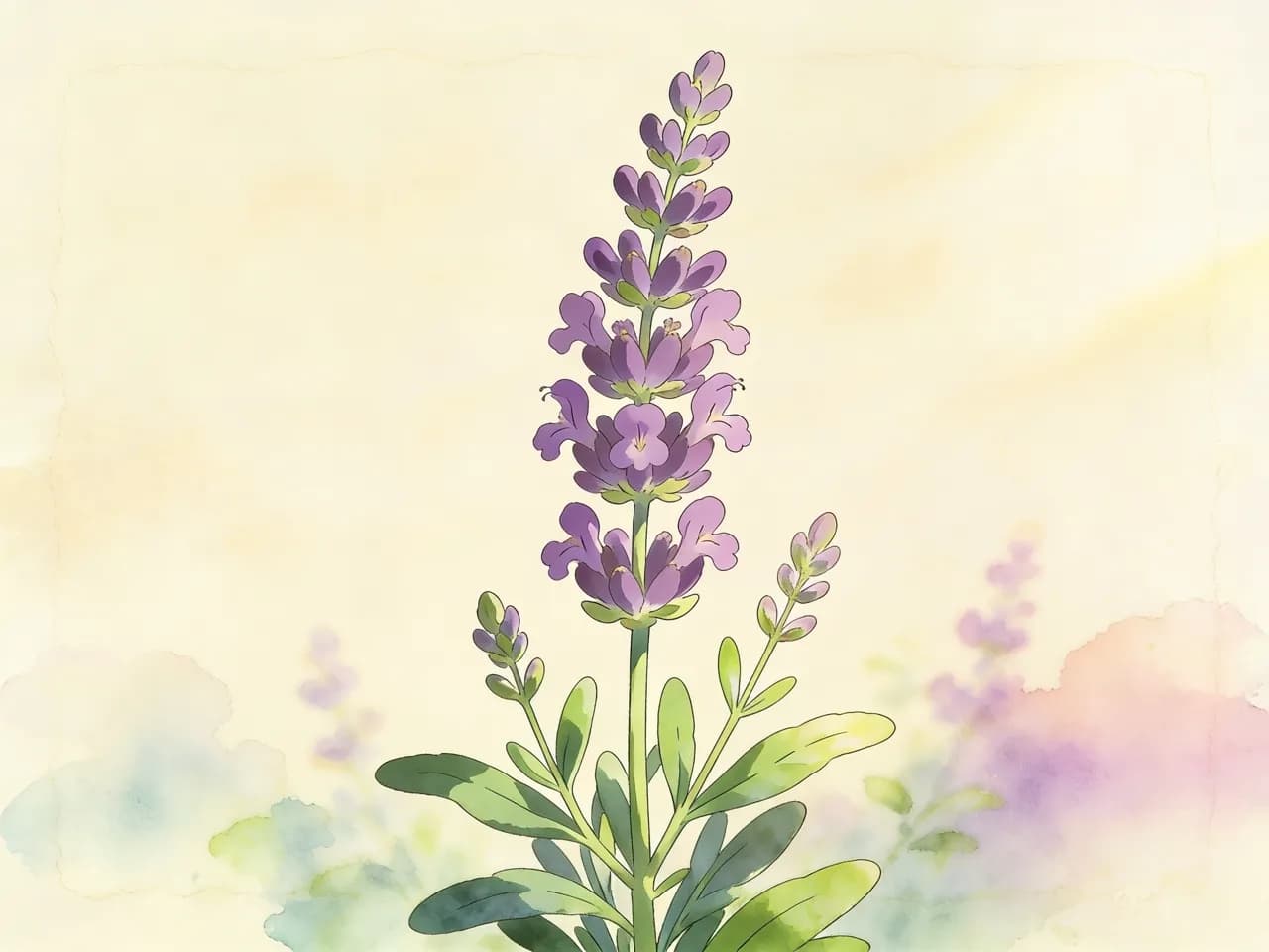 Salvia púrpura