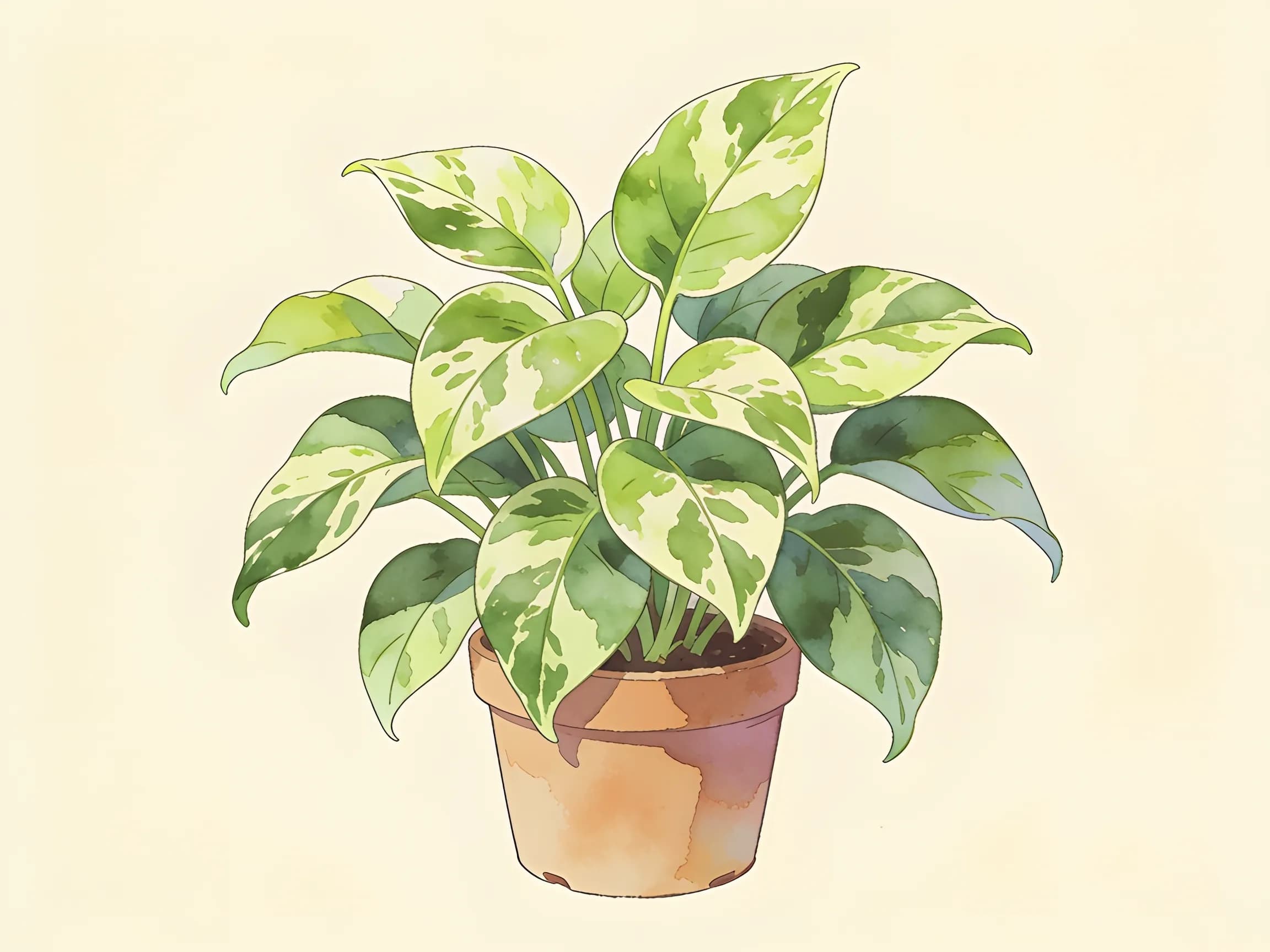 Scindapsus pictus (Satin Pothos)