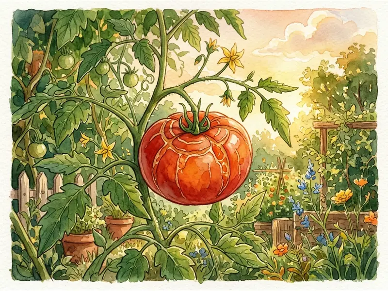 Grietas en la piel del tomate